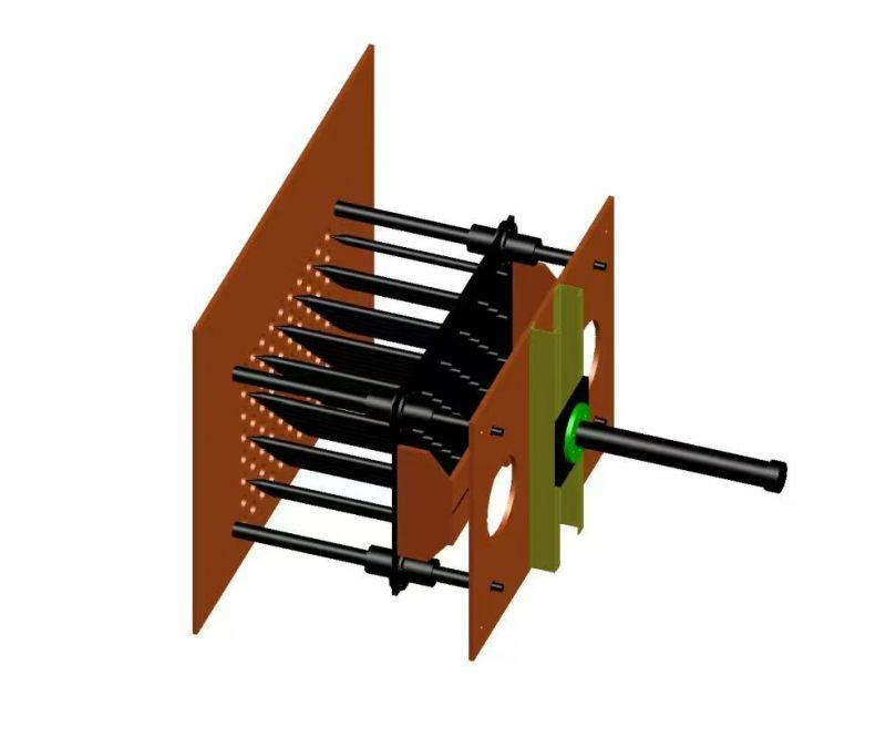 垃圾池滲濾液格柵板液壓自動疏通裝置